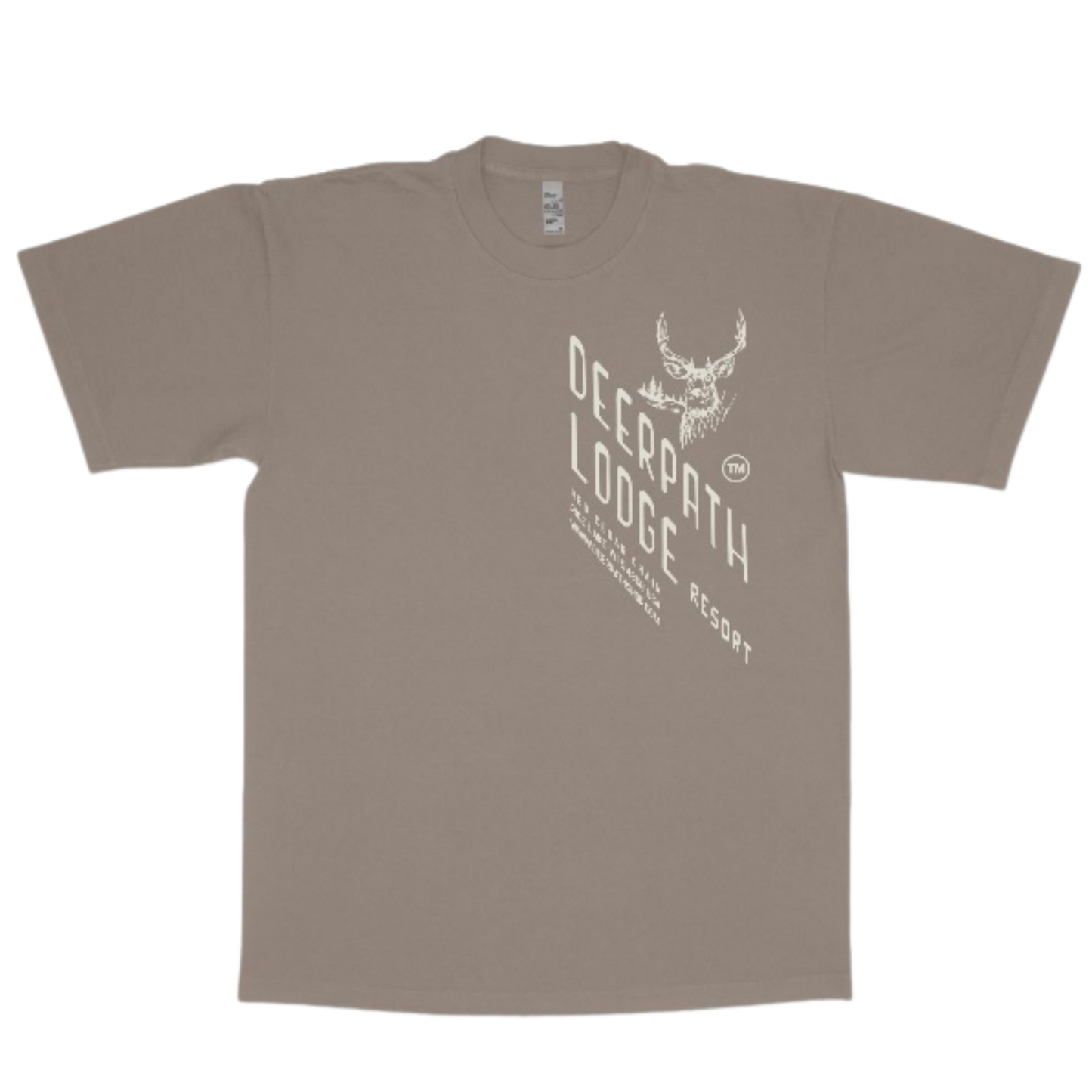THE LODGE ORIGINAL V2 TEE — RIVERBED CLAY