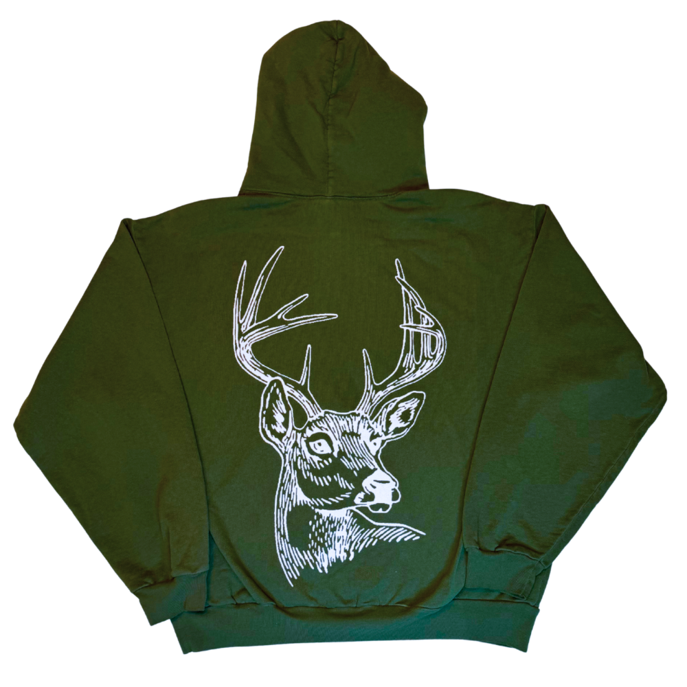 BIG BUCK PULLOVER HOODIE – OLD PINE