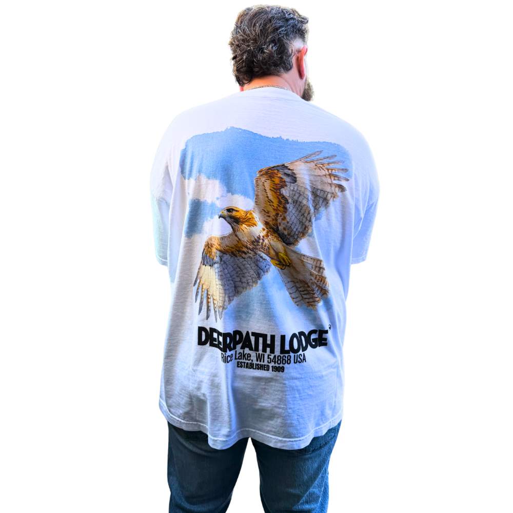 AMERICAN RAPTOR TEE – VINTAGE WHITE