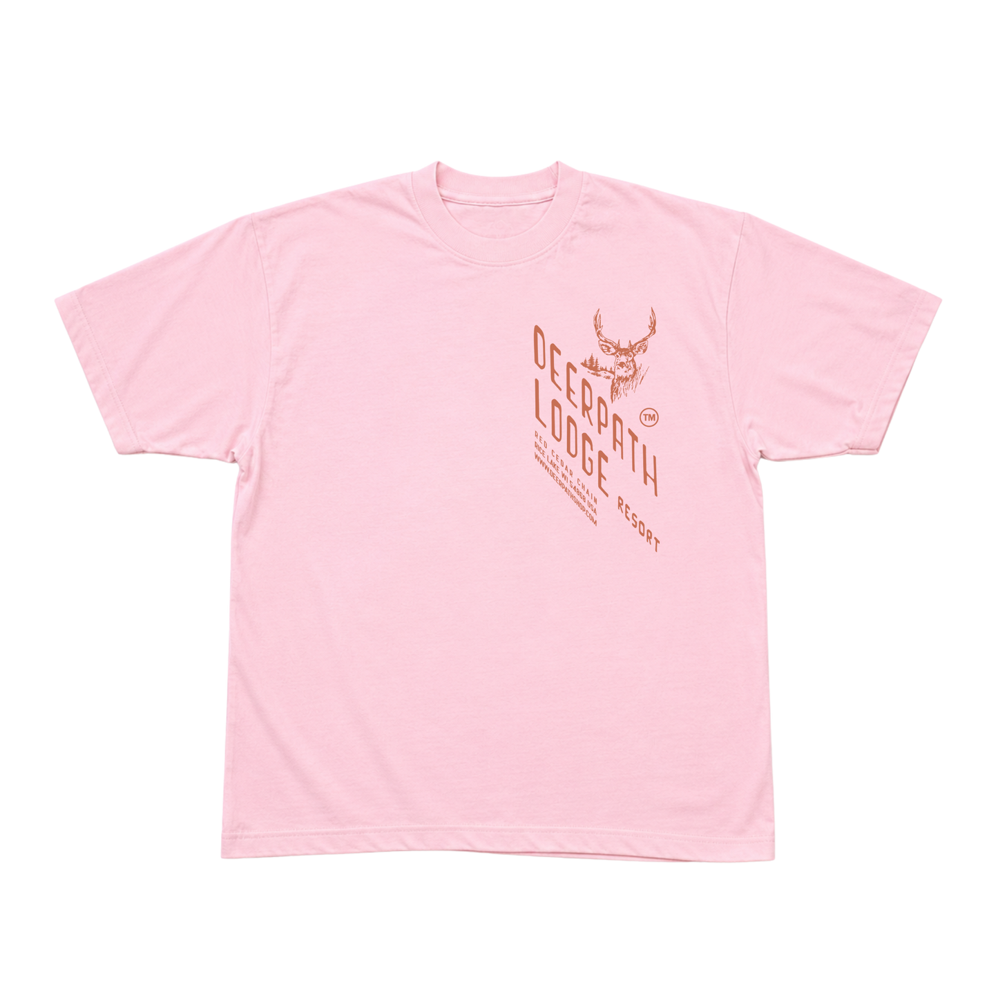 BOBCAT TEE — BRUSHFIRE PINK