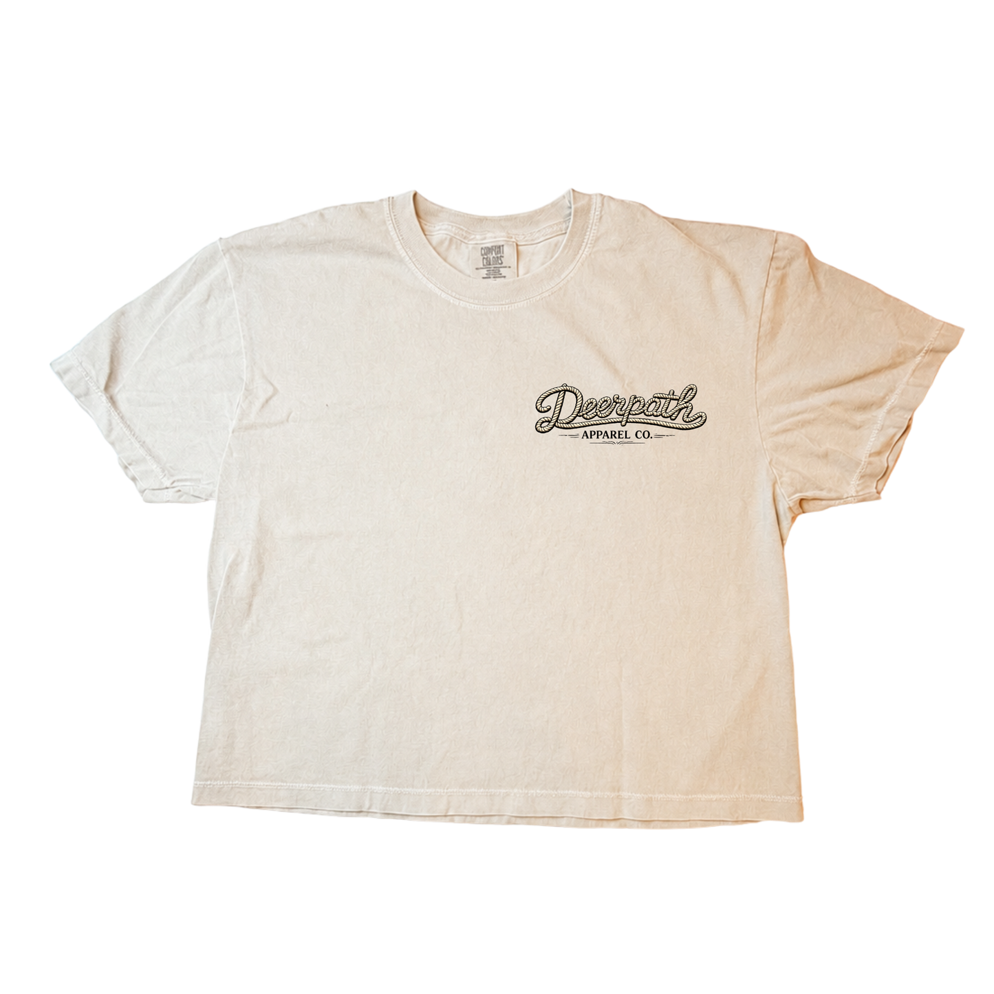 BACKCOUNTRY BULL CROP TEE — PRAIRIE DUST