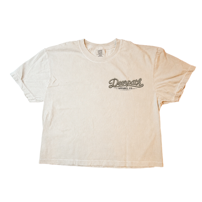 BACKCOUNTRY BULL CROP TEE — PRAIRIE DUST