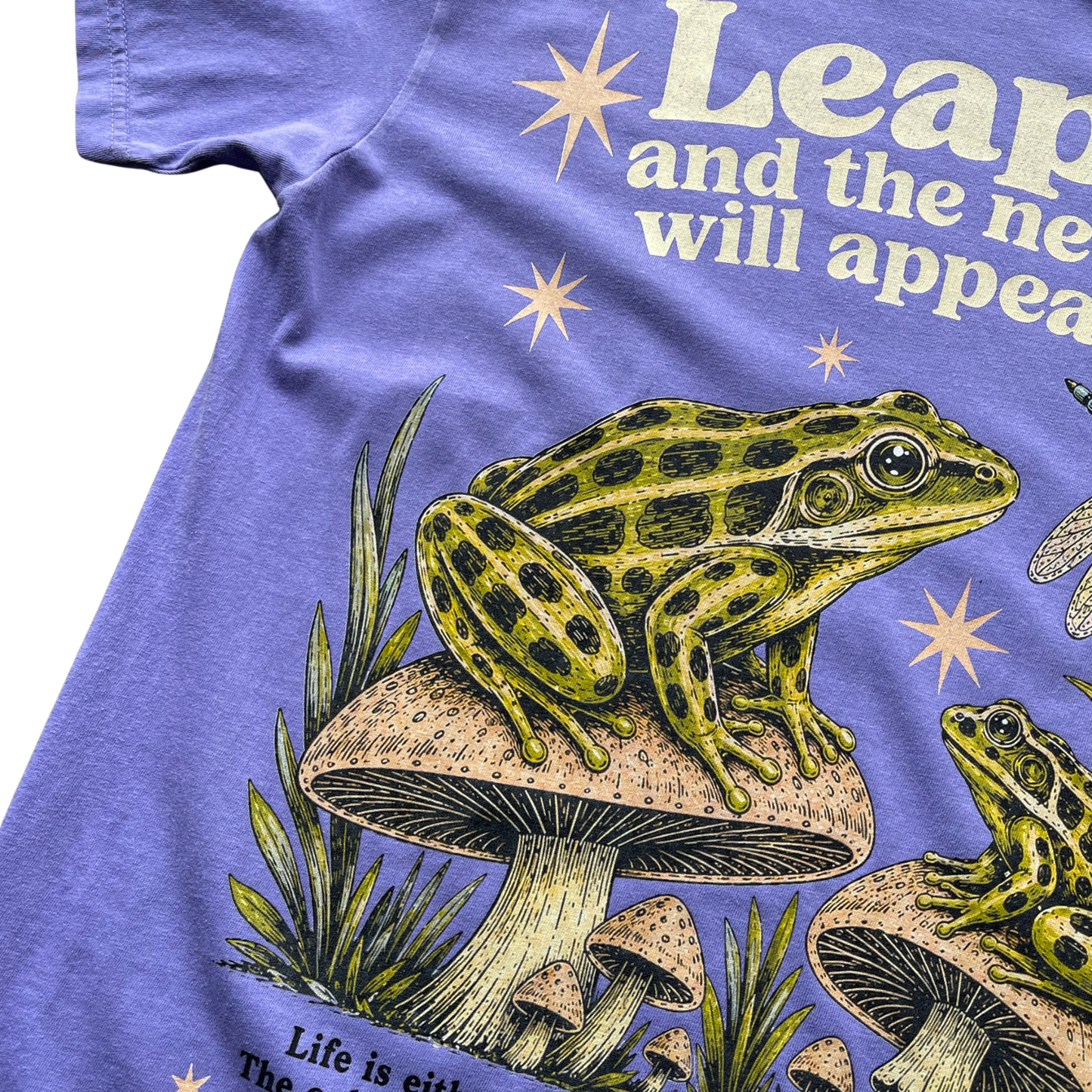 LEAP TEE — TWILIGHT LILAC