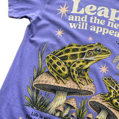LEAP TEE — TWILIGHT LILAC