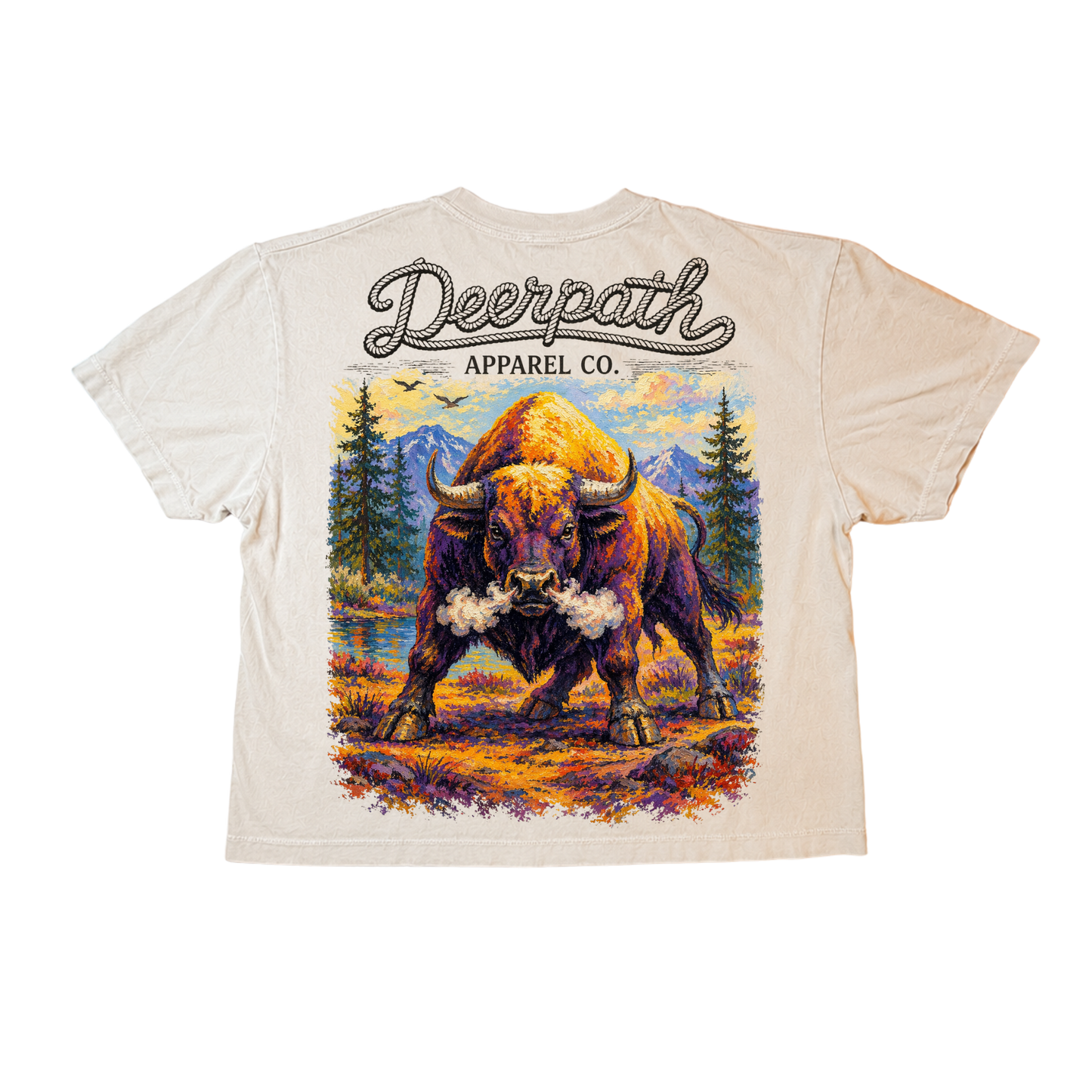 BACKCOUNTRY BULL CROP TEE — PRAIRIE DUST