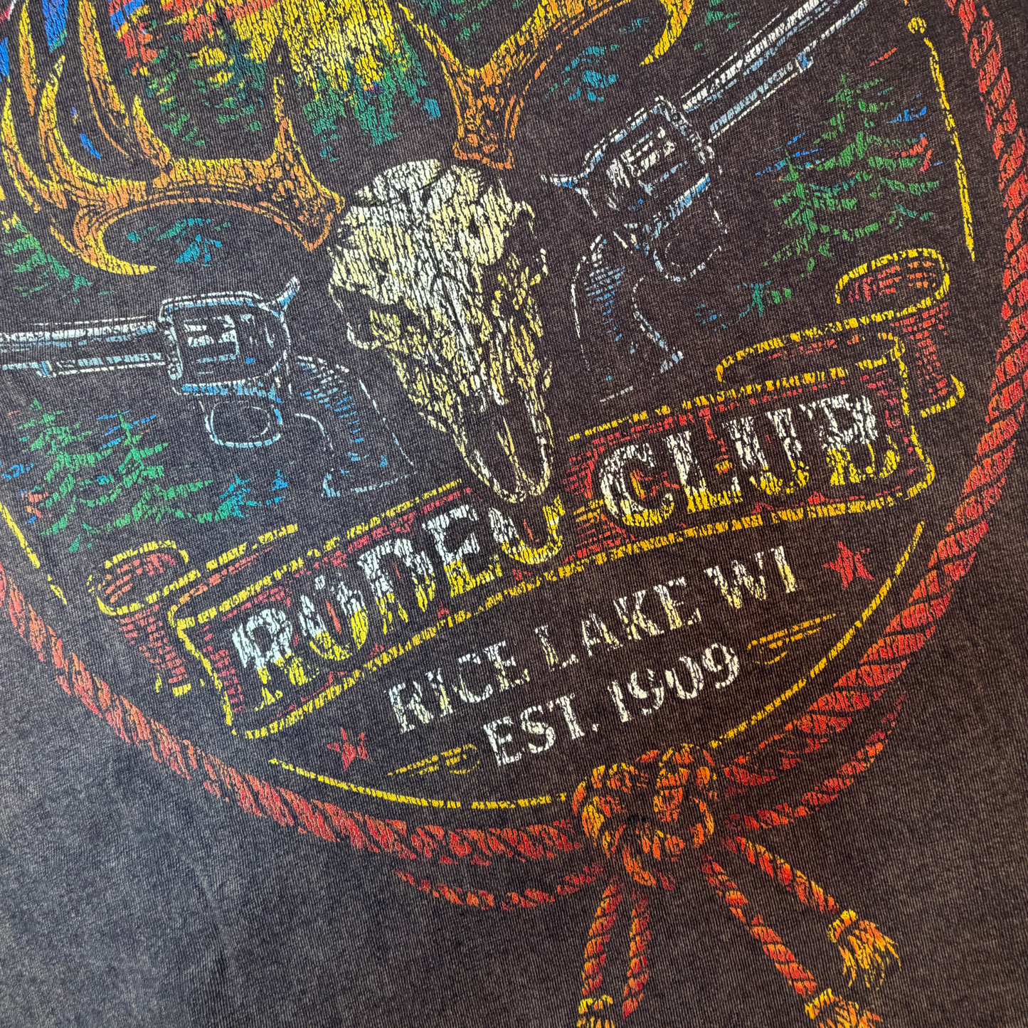 THE RODEO CLUB TEE — SADDLE STONE