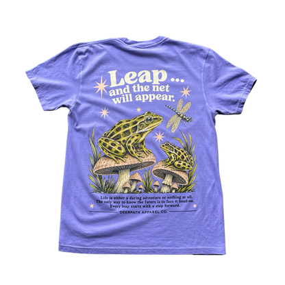 LEAP TEE — TWILIGHT LILAC