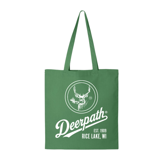 HERITAGE SCRIPT TOTE — CANOE GREEN