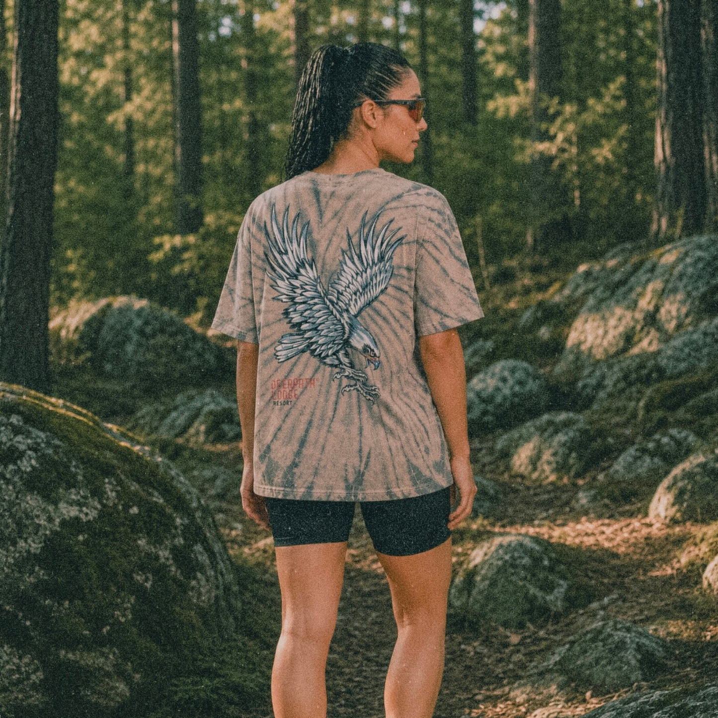 CHROME EAGLE TEE — WAKEWATER