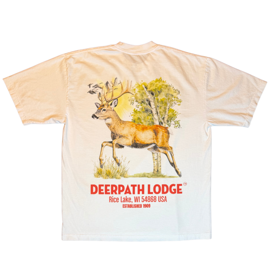 REALBUCK TEE— ANTLER WHITE
