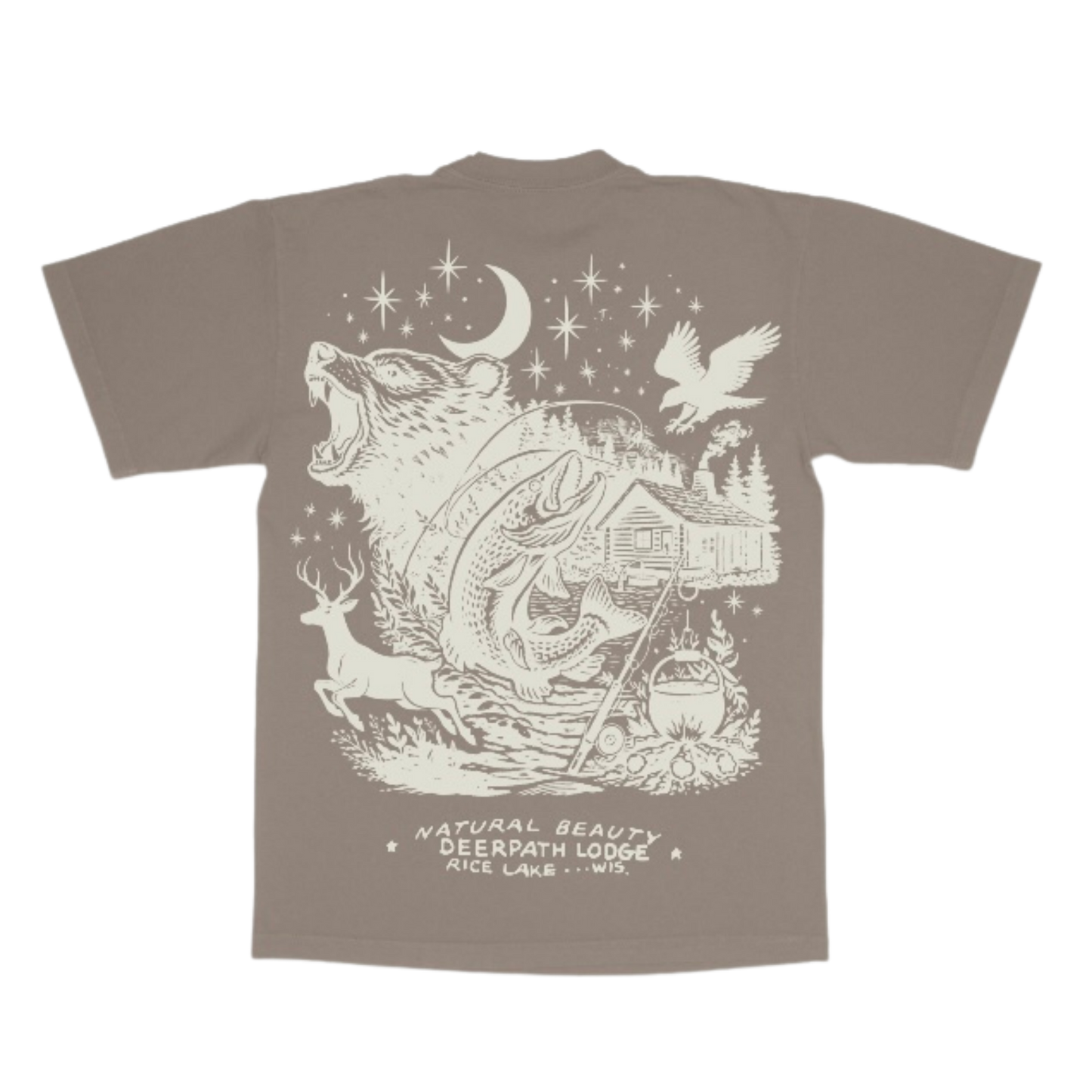 THE LODGE ORIGINAL V2 TEE — RIVERBED CLAY