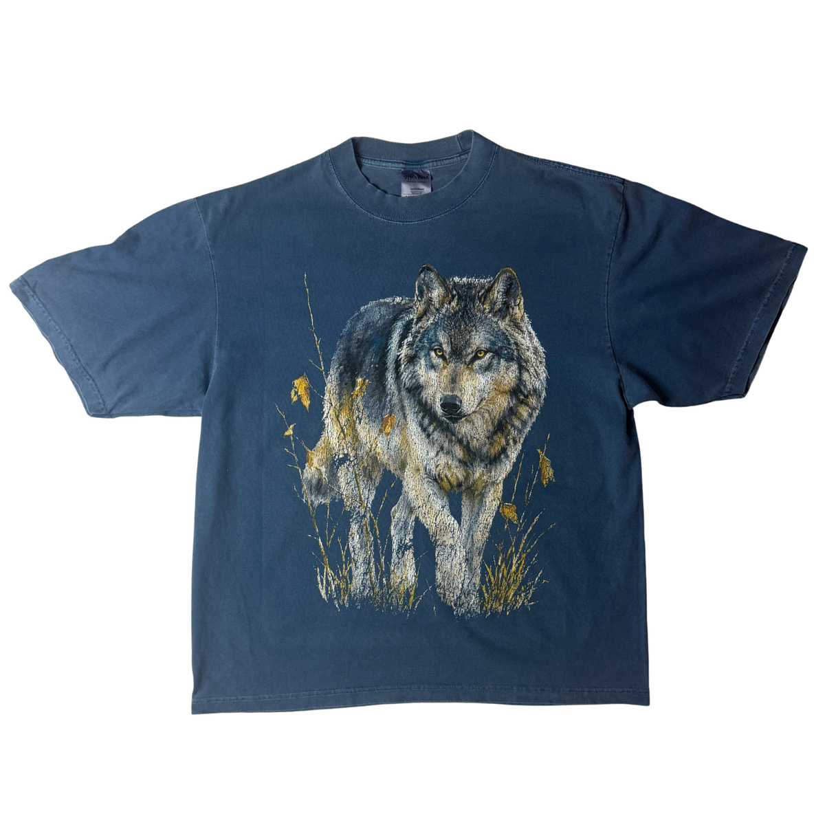THE LONE WOLF TEE — HEMLOCK BLUE