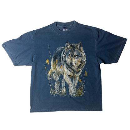 THE LONE WOLF TEE — HEMLOCK BLUE
