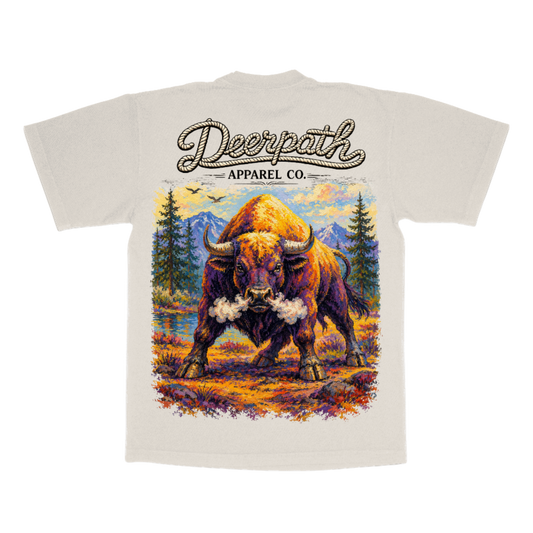 BACKCOUNTRY BULL TEE — PRAIRIE DUST