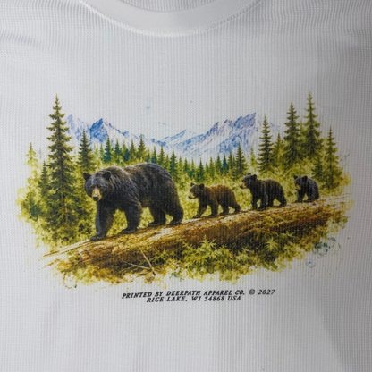 MOUNTAIN MAMA WAFFLEKNIT THERMAL — GLACIER WHITE