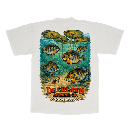 BLUEGILL TEE — NATURAL WHITE