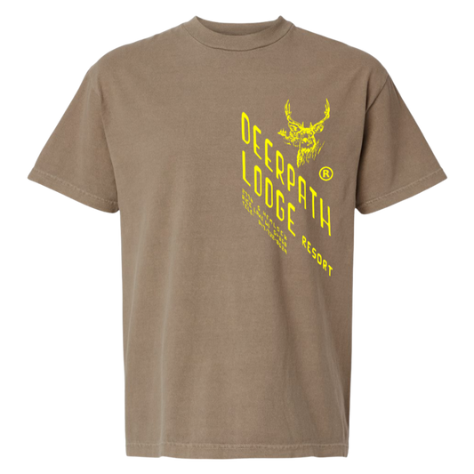 THE LODGE ORIGINAL TEE — DRIFTWOOD/ FIELDLIGHT