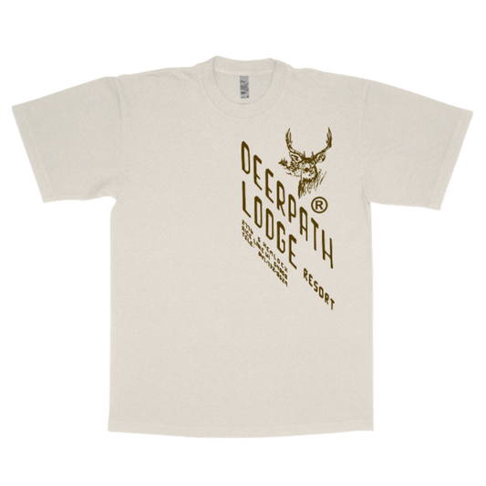 THE LODGE ORIGINAL TEE — DROPCLOTH/ TOBACCO LEAF