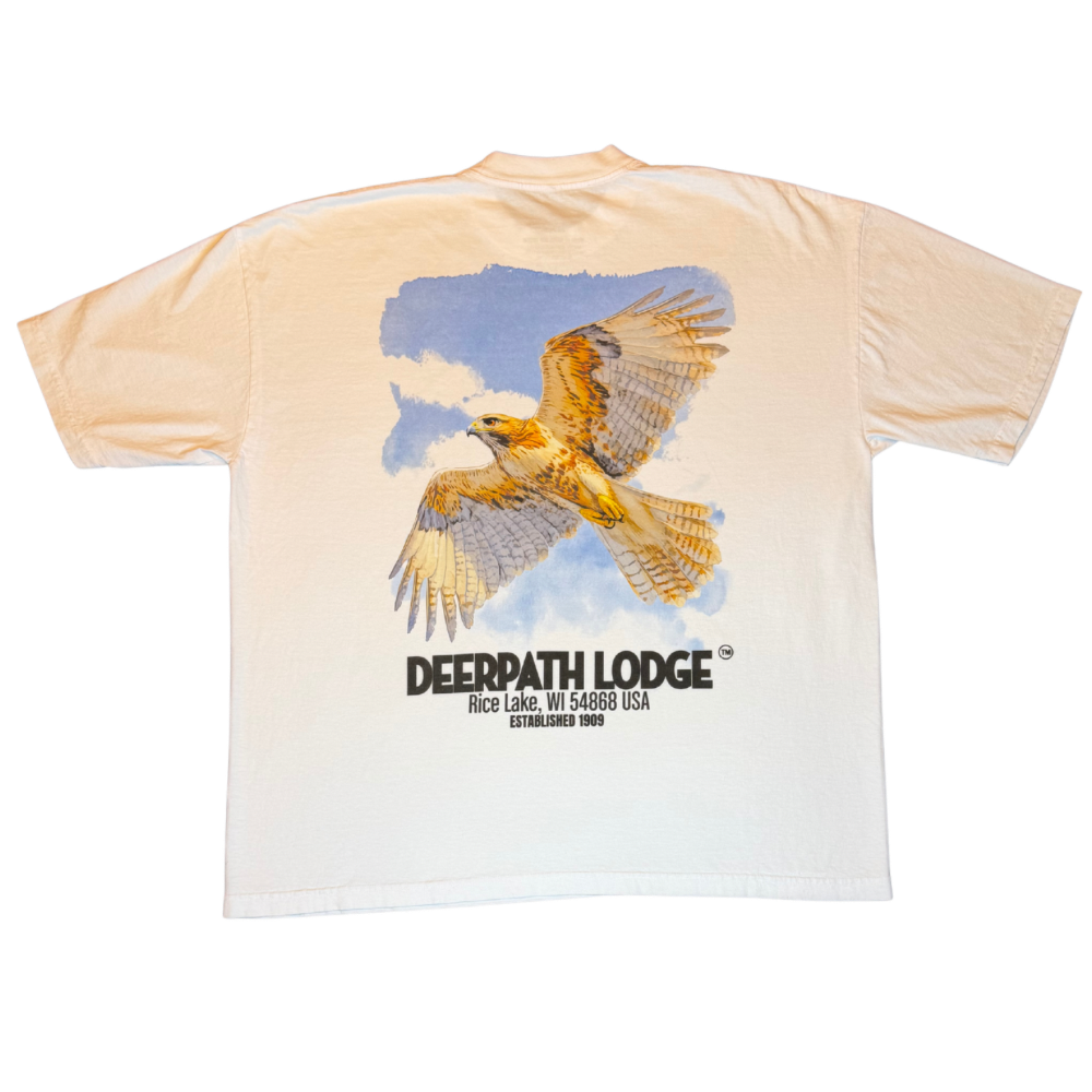 AMERICAN RAPTOR TEE – VINTAGE WHITE