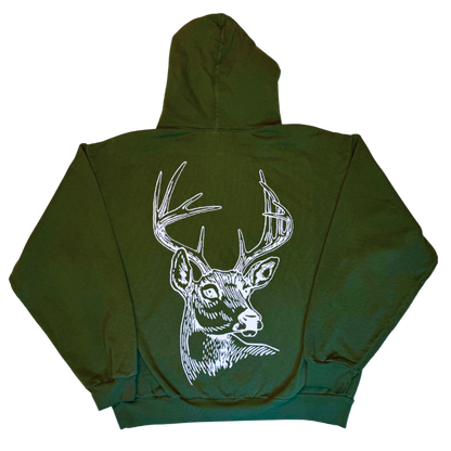 BIG BUCK PULLOVER HOODIE – OLD PINE