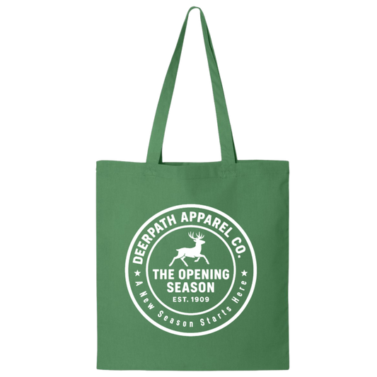 THE OPENING SEASON TOTE — CANOE GREEN