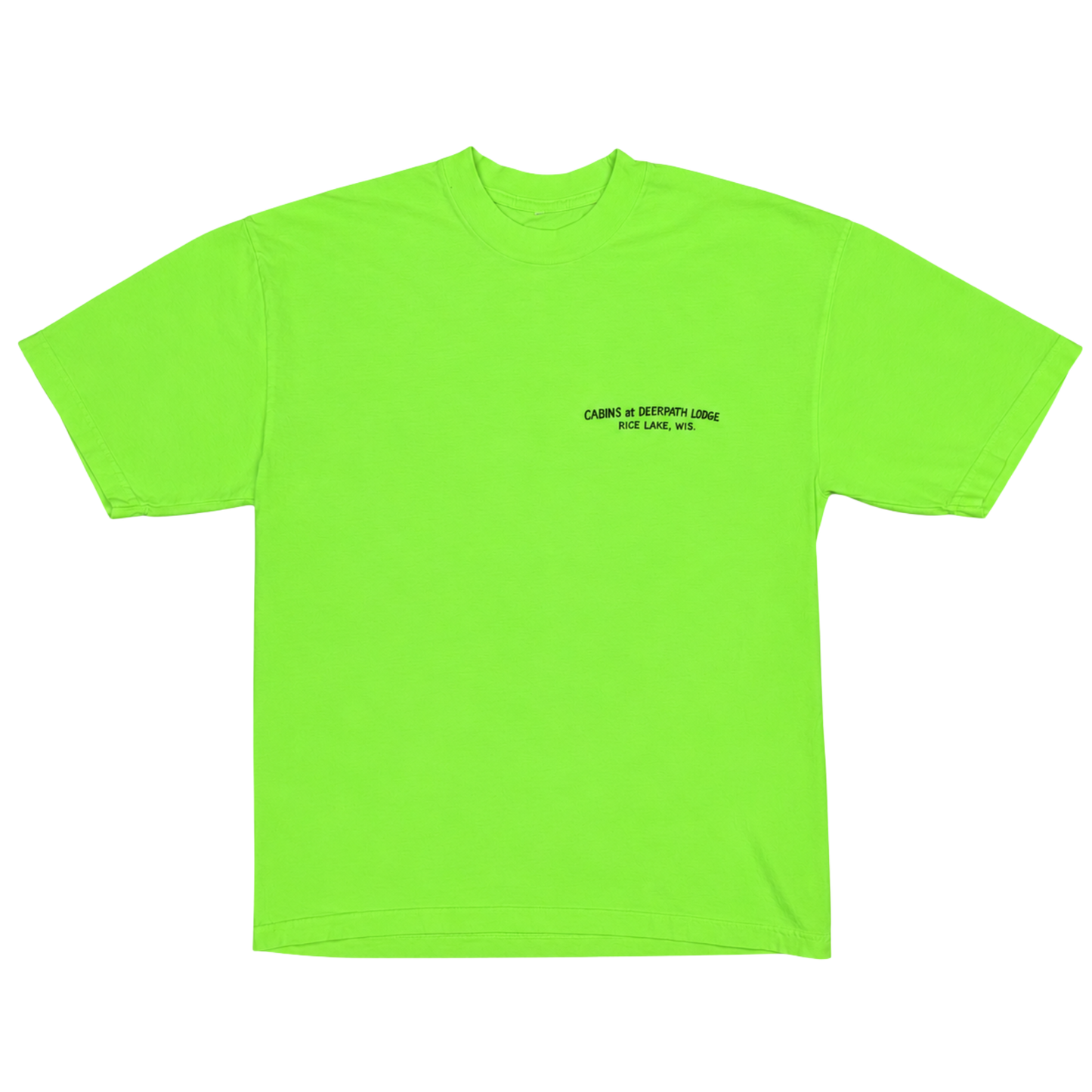 GREAT OUTDOORS TEE — FIREFLY LIME