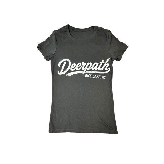 TAILSCRIPT WOMEN’S SLIM TEE — CORE BLACK