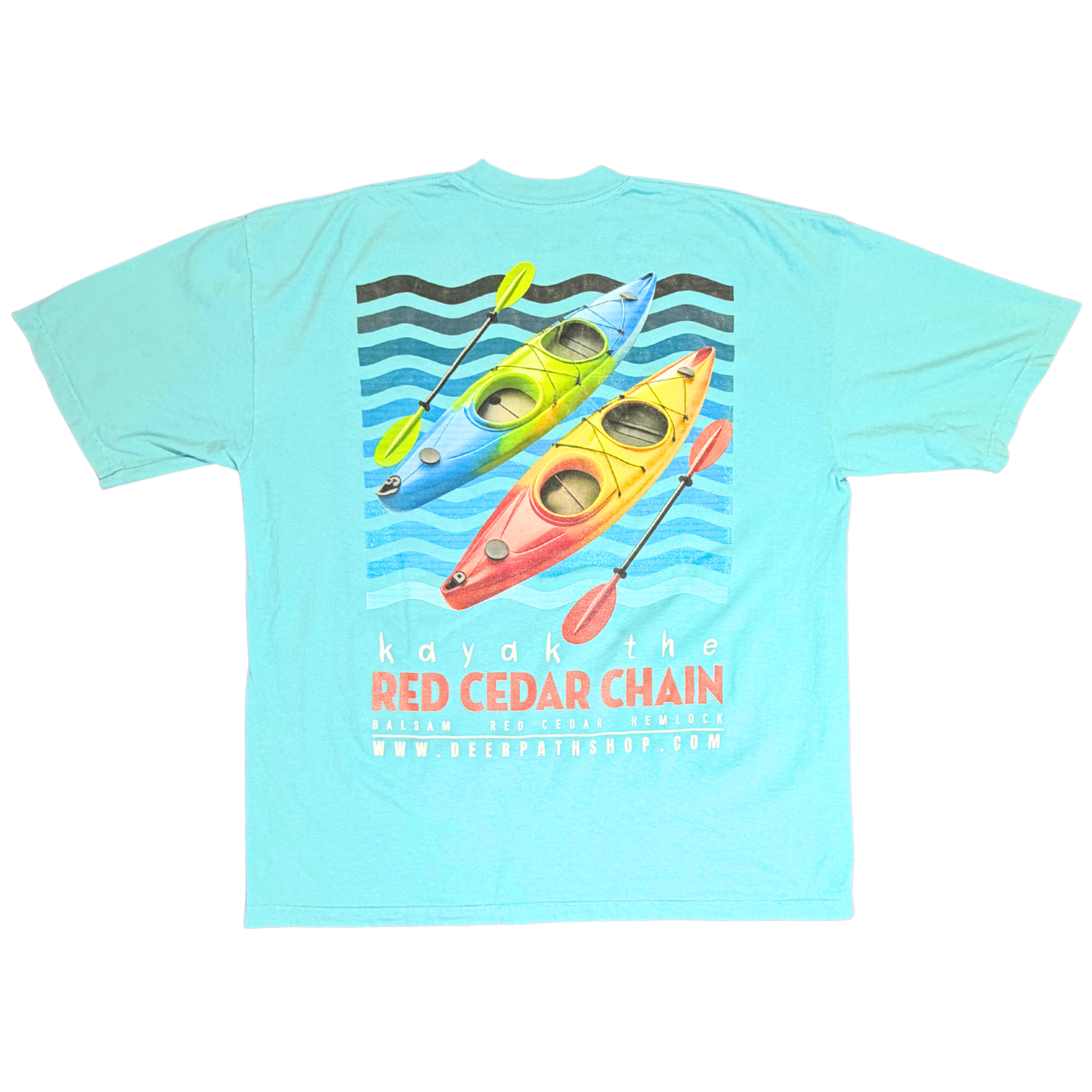 RED CEDAR KAYAK TEE — HIGH SUN BLUE