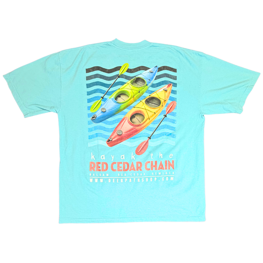 RED CEDAR KAYAK TEE — HIGH SUN BLUE