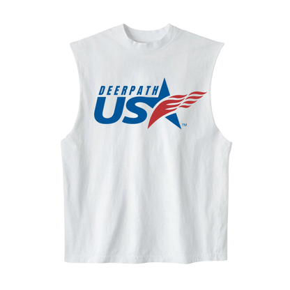 DEERPATH USA TANK — OLD GLORY WHITE
